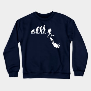 Scuba Diving Evolution Crewneck Sweatshirt